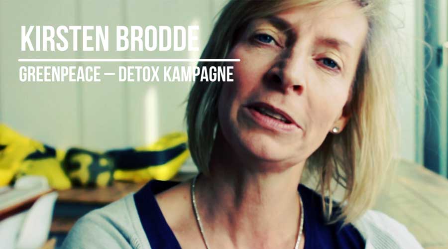 Interview: Kirsten Brodde arbeitet bei Greenpeace an der Detox My Fashion Kampagne